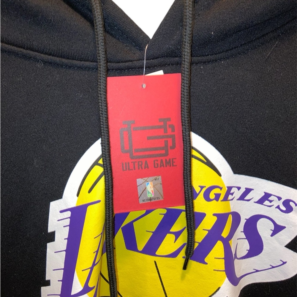 Ultra Game Los Angeles Lakers Hoodie size L NWT - Picture 3 of 4